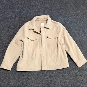Joie Cream Shacket Jacket women's size XL